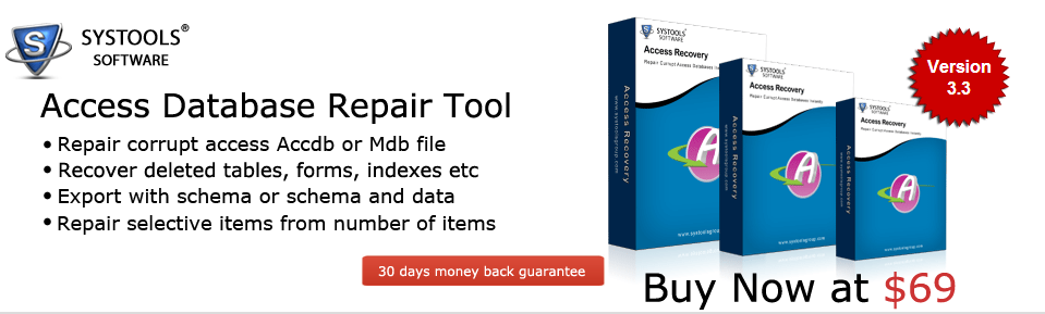 Access File Repair Tool – Repair & Recover Corrupt Access MDB & ACCDB File Database